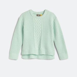 Mint Green Kids Knit Sweater